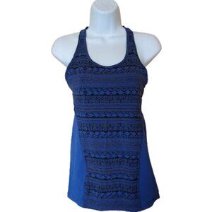 Blue and Black Tank Top Size Small